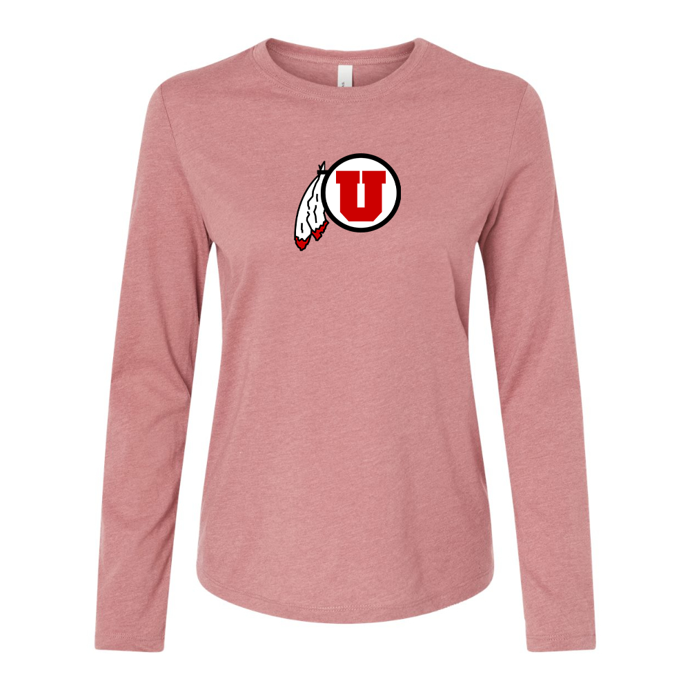 BELLA CANVAS Women’s Utah Utes Jersey Long Sleeve Tee